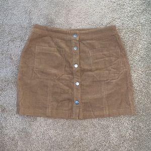 Brown/mustard skirt